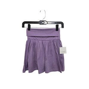 No Comment Girls Essentials Mini‎ Skort Purple Roll Over Waist Size M